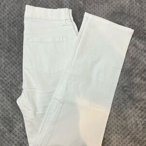 STYLE & CO. White Straight Leg Jeans Size 4P